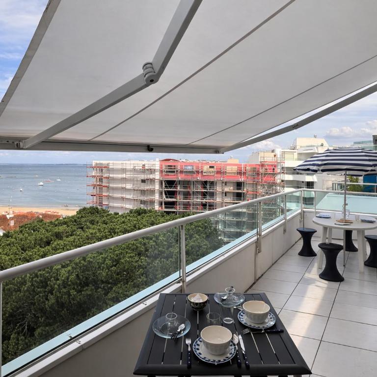Appartement dernier étage avec terrasse et parking à Arcachon - FR-1-474-287 - Appartement - 13