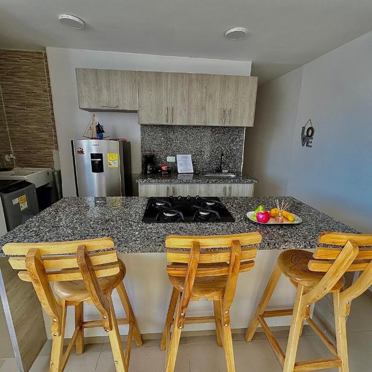 Cómodo apartamento rodadero sur - One-Bedroom Apartment - 6