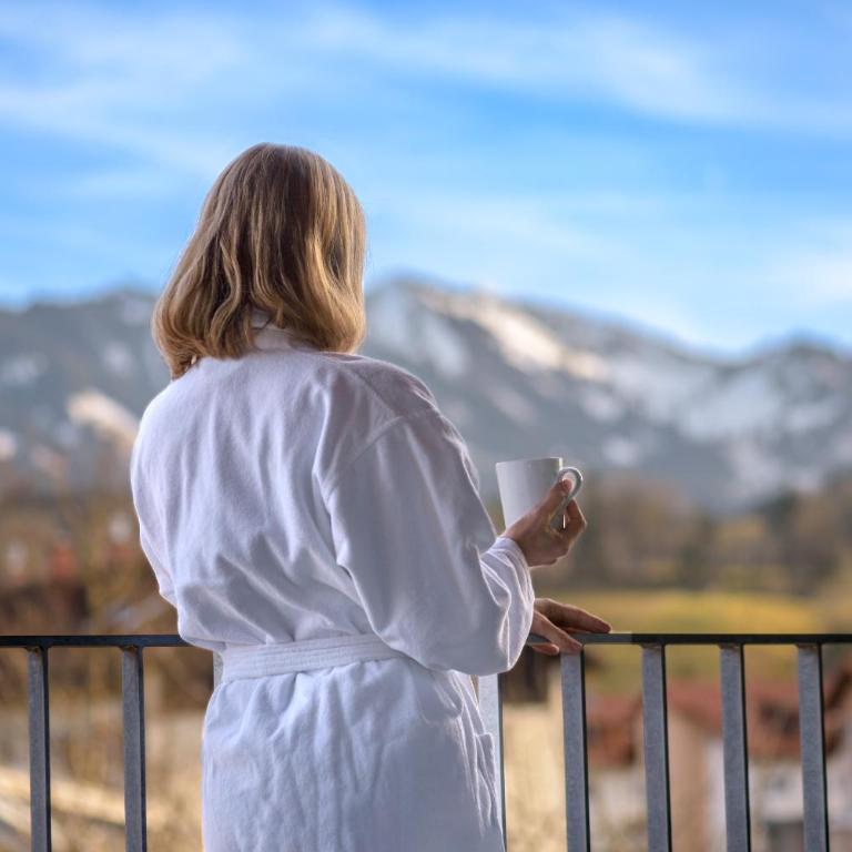 Berg Fux - 5 neue wohlfühl Ferienwohnungen mit Bergblick, Balkon, Parkplatz, nahe Oberstdorf - Apartment mit 3 Schlafzimmern und Bergblick - 9