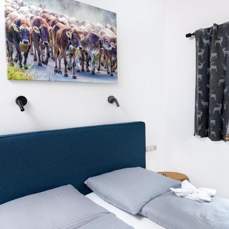 Berg Fux - 5 neue wohlfühl Ferienwohnungen mit Bergblick, Balkon, Parkplatz, nahe Oberstdorf - Apartment mit 3 Schlafzimmern und Bergblick - 14