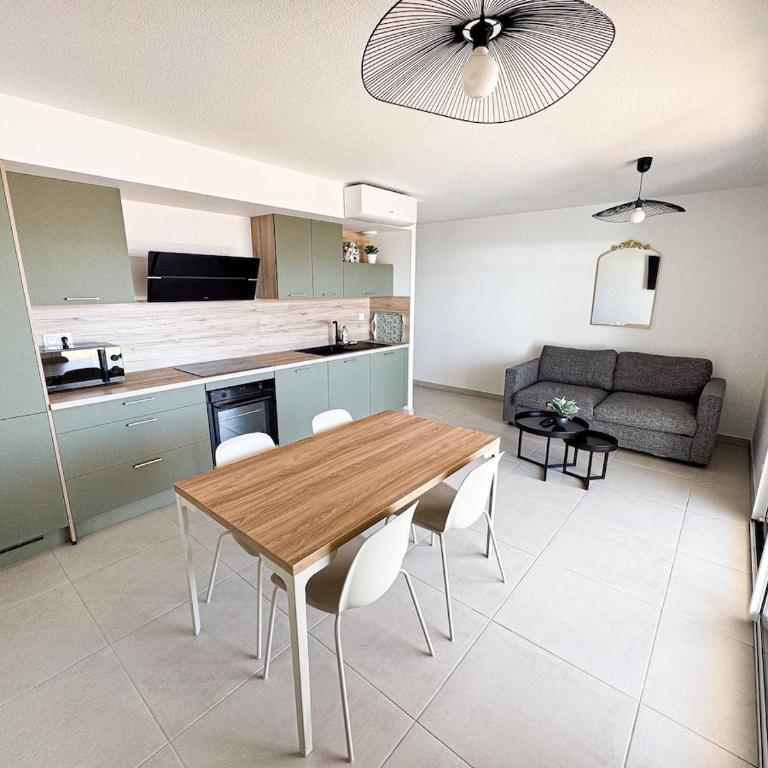 Appartement équipé avec terrasse vue mer et climatisation - Appartement 1 Chambre - 5