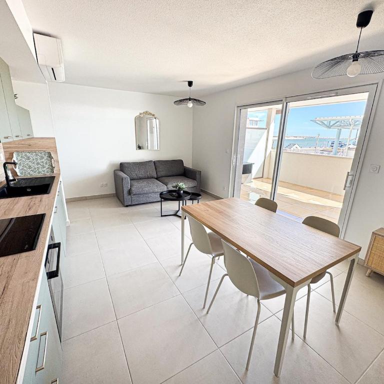 Appartement équipé avec terrasse vue mer et climatisation - Appartement 1 Chambre - 10