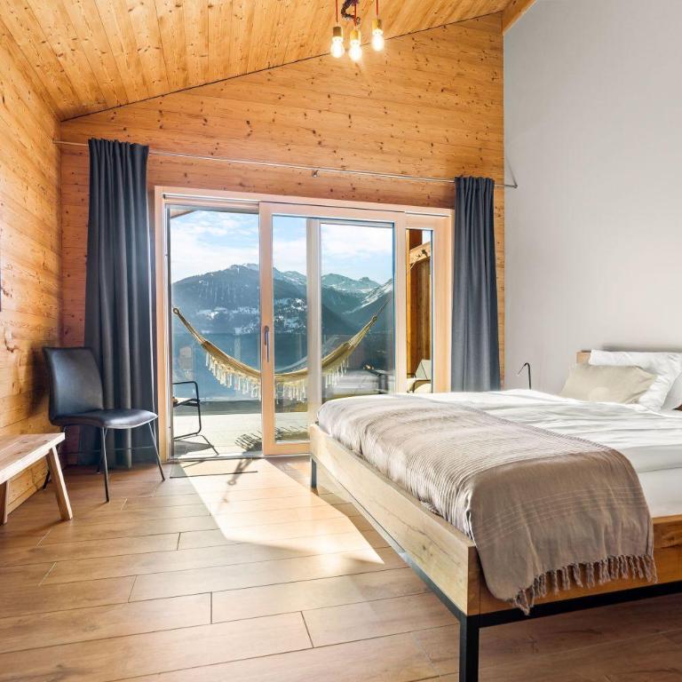 Chalet Diognysos B&B, Wellness & Boutique Hotel, Valais Crans-Montana Diogne - Suite Junior – Vue sur Montagne - 4