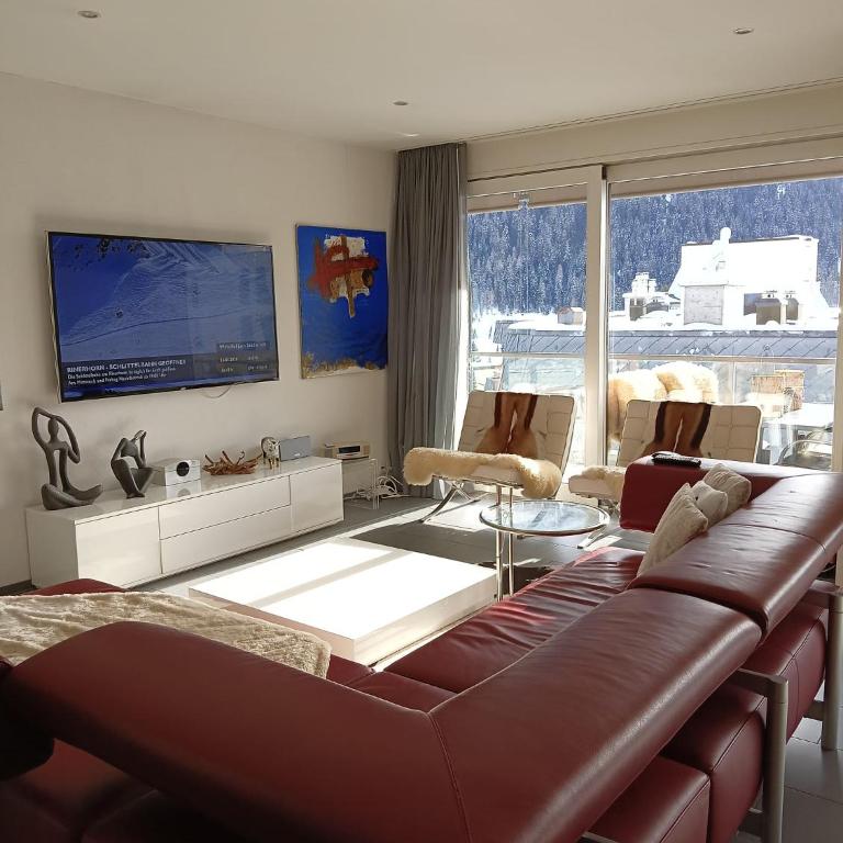 Luxury Penthouse 4 Bedroom 8 Min walk to WEF Davos - Apartment mit 4 Schlafzimmern - 68