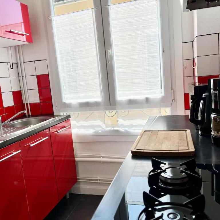 Escale Inn Reims - 4 personnes proche Arena - Appartamento con 2 Camere da Letto - 13