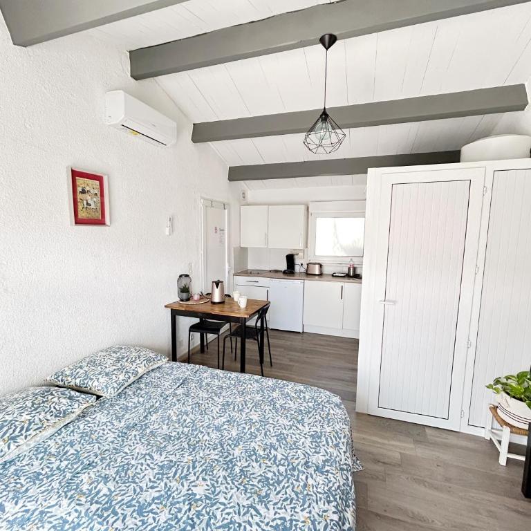 Studio carnon climatisé à 5min à pied de la plage - Appartement 1 Chambre - 5