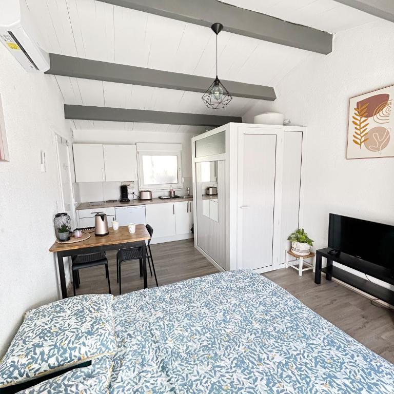 Studio carnon climatisé à 5min à pied de la plage - Appartement 1 Chambre - 7