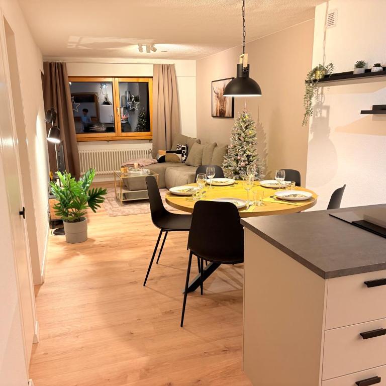 Ambiente Appartement C2 - moderne Ferienwohnung mit Terrasse in Leukerbad - Apartment mit 1 Schlafzimmer und Terrasse - 18