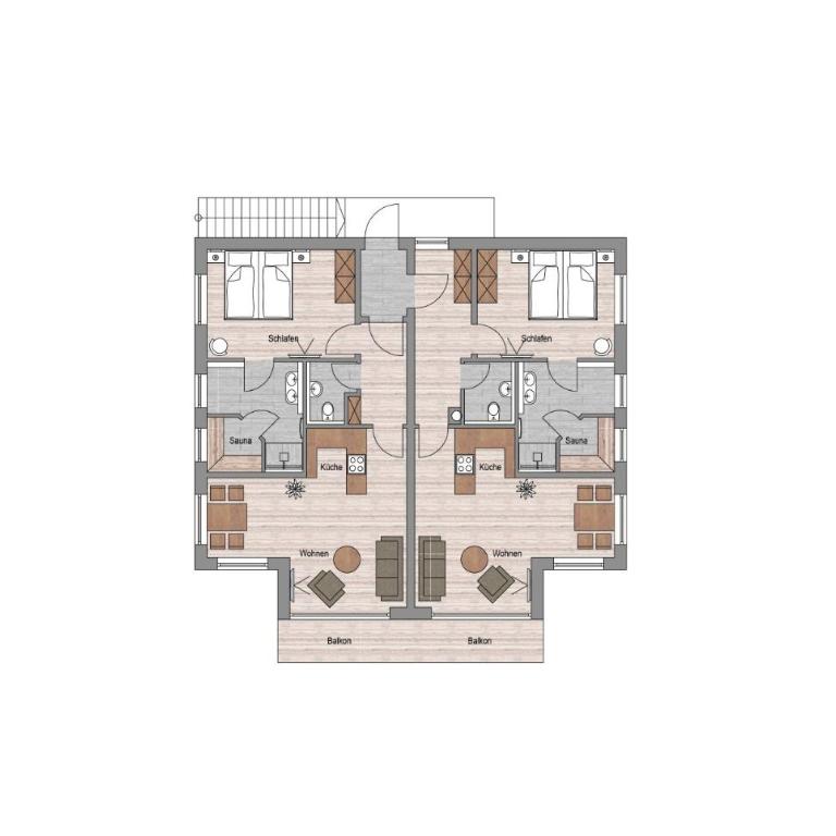 Alpzitt-Chalets - Apartment mit 1 Schlafzimmer und Balkon - 5