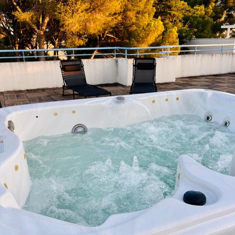 Proximité plage - Jacuzzi - toit terrasse - 4 prs - Apartment mit 2 Schlafzimmern - 1