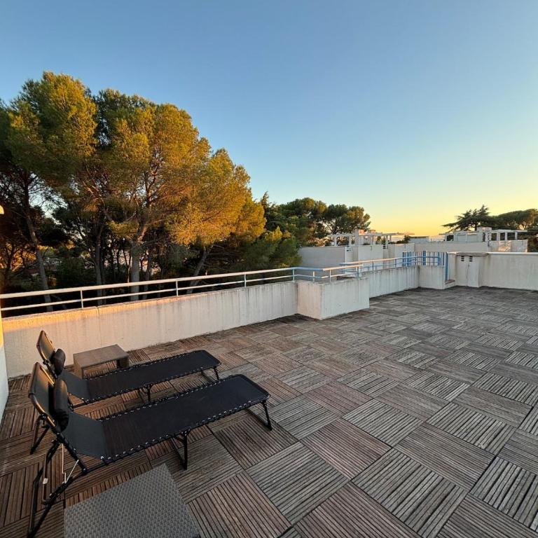 Proximité plage - Jacuzzi - toit terrasse - 4 prs - Apartment mit 2 Schlafzimmern - 6
