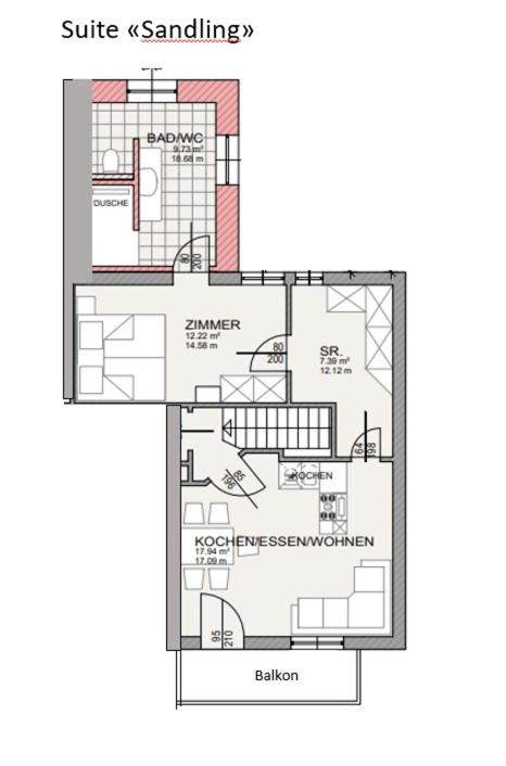 Helis Holiday Suites Altaussee - Appartement avec Vue et Balcon - 10
