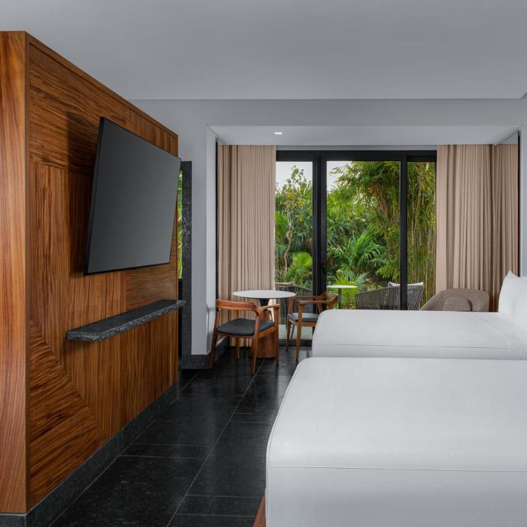 Conrad Tulum Riviera Maya - Habitación con 2 camas grandes y vista tropical - 6