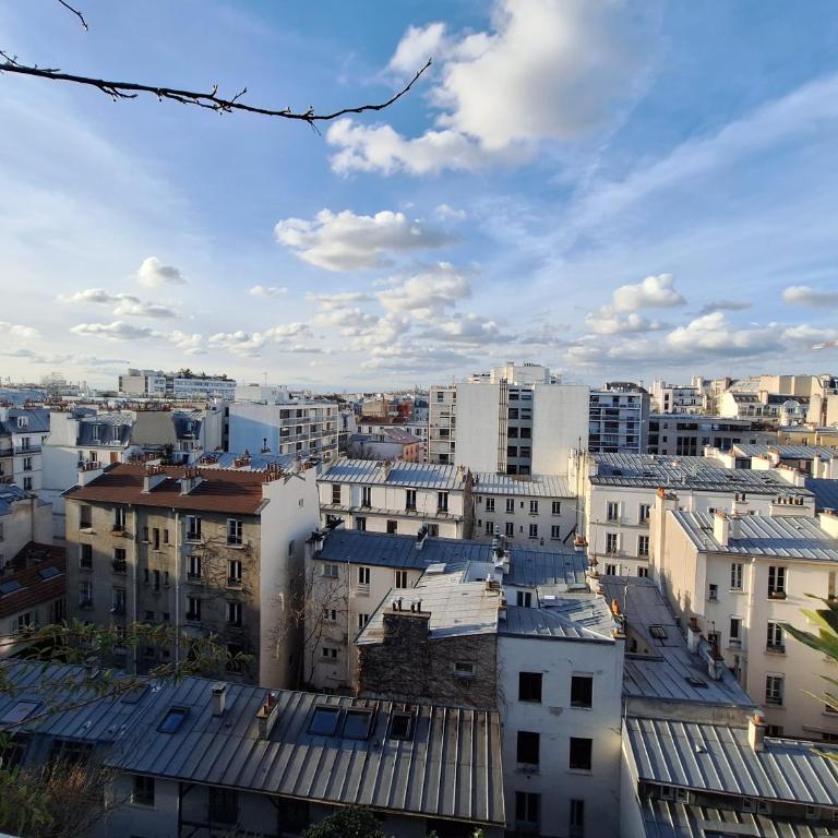 Très bel appartement avec vue sur la Tour Eiffel, grande terrasse, coucher de soleil Parisien - Apartamento de 1 dormitorio con terraza - 15