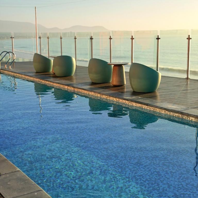 Nuevo y moderno Depto con vista al mar condominio Playa Serena - One-Bedroom Apartment with Sea View and Balcony - 18