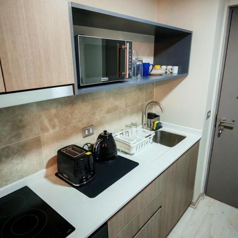 Moderno y Céntrico Refugio - One-Bedroom Apartment - 5