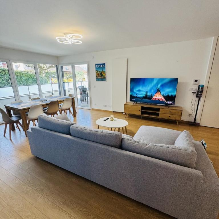 Eminence T4 Evian Center, terrace and parking - Appartement 3 Chambres - 13