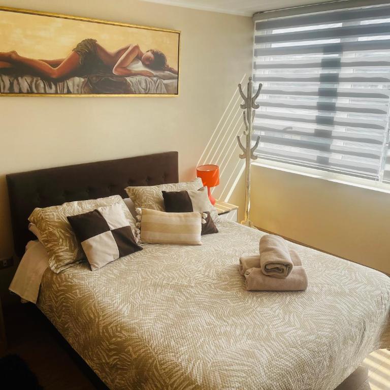 Depto 1 Dormitorio Centro Blanco 702 estacionamiento - One-Bedroom Apartment - 1