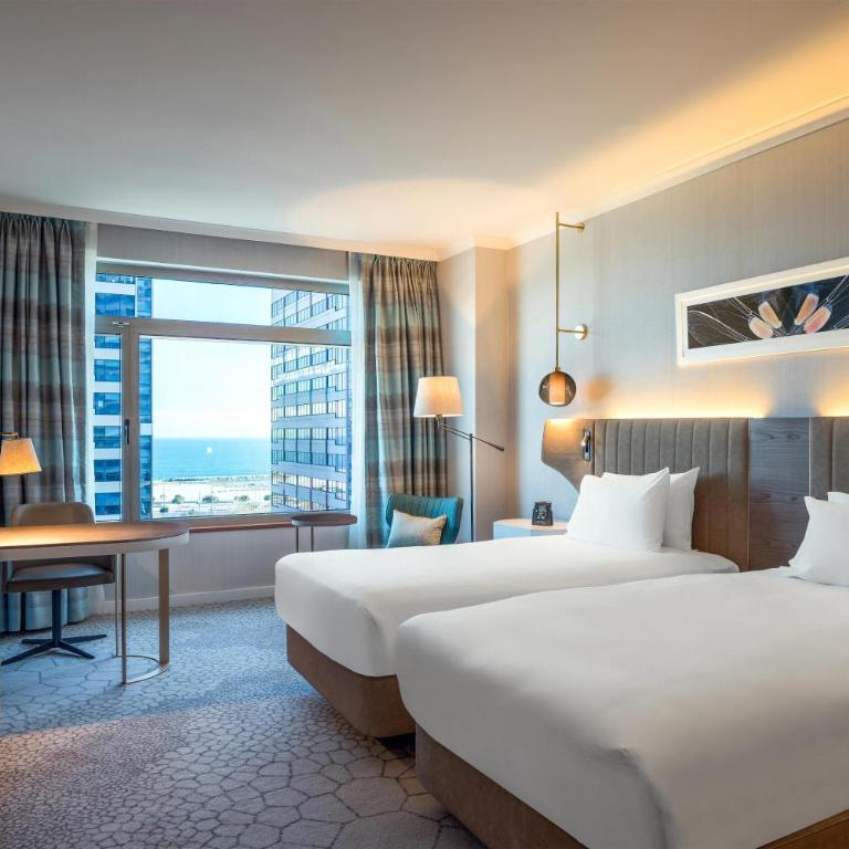 Hilton Diagonal Mar Barcelona - Twin Room with Pool View - 2