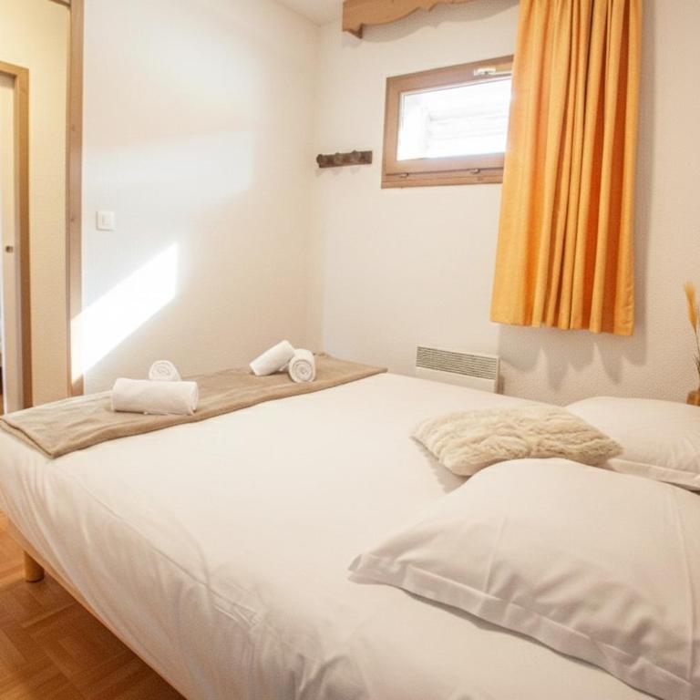 appartement ski aux pieds - 2 chambres - terrasse vue montagne - parking - Apartamento de 2 dormitorios - 4