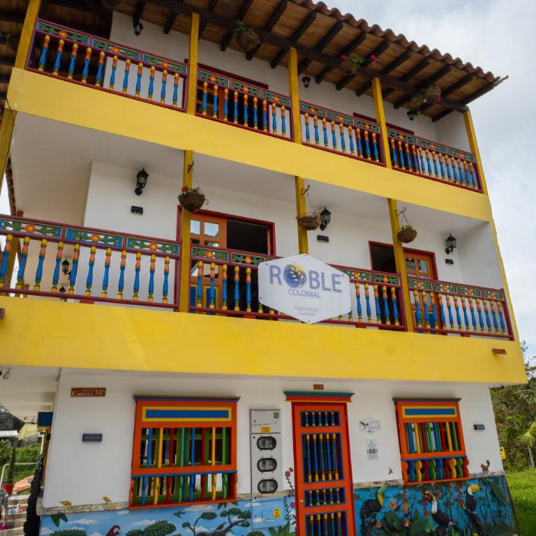 Roble Colonial - Apartamentos Deluxe en Guatapé - Apartamento Deluxe de 2 dormitorios con balcón - 57
