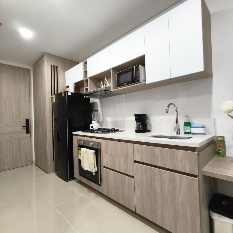 Loft cerca al mar, Piscinas, 4 personas - Apartamento de 1 dormitorio - 3