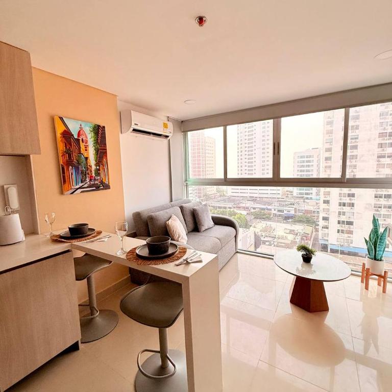Duplex moderno con piscina a pasos del mar - One-Bedroom Apartment - 46