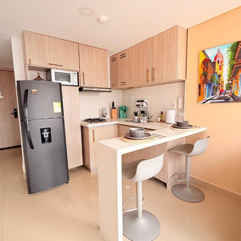 Duplex moderno con piscina a pasos del mar - One-Bedroom Apartment - 52