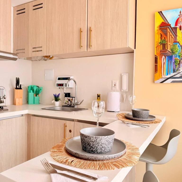 Duplex moderno con piscina a pasos del mar - One-Bedroom Apartment - 43