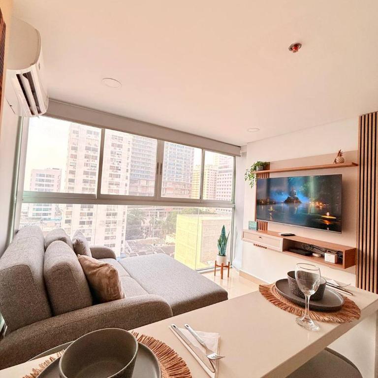 Duplex moderno con piscina a pasos del mar - One-Bedroom Apartment - 49