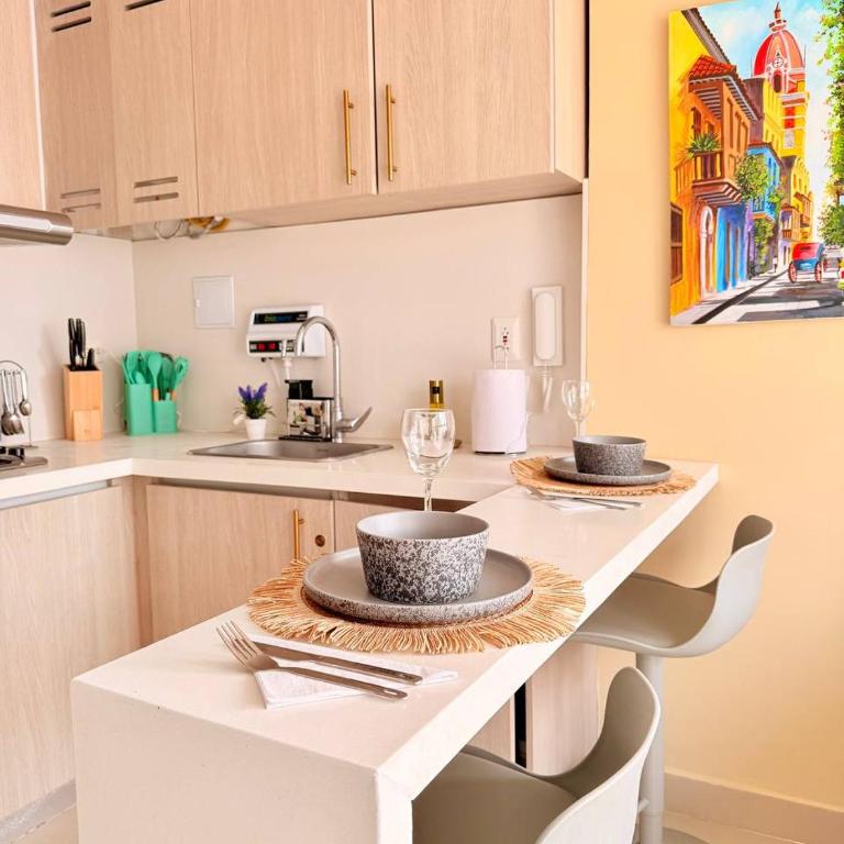 Duplex moderno con piscina a pasos del mar - One-Bedroom Apartment - 51