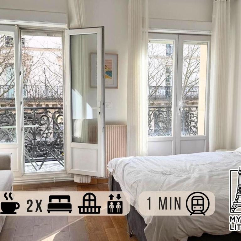 MyModernLittleParis - Haussmann Renovated Apartments with Private Balconies and Elevator - PARIS Rivoli Châtelet Les Halles - Studio Double Deluxe - 2