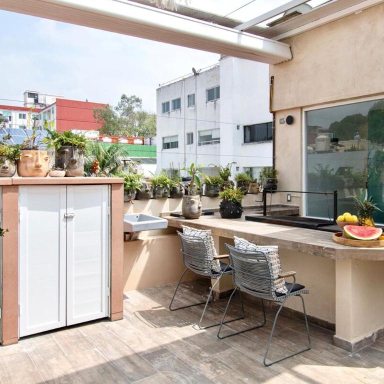 Casa Ha A Soulful 7Br Home w Rooftop, Condesa - Apartamento - 51