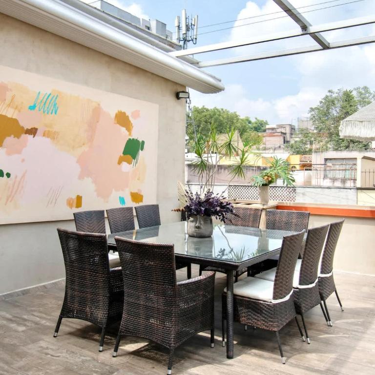 Casa Ha A Soulful 7Br Home w Rooftop, Condesa - Apartamento - 63