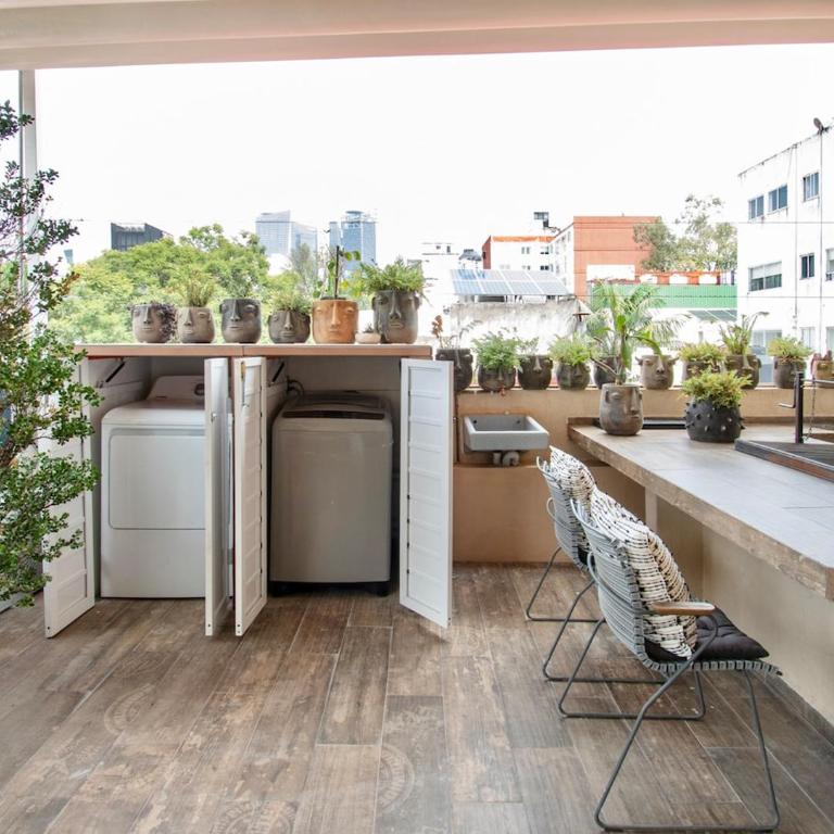 Casa Ha A Soulful 7Br Home w Rooftop, Condesa - Apartamento - 80