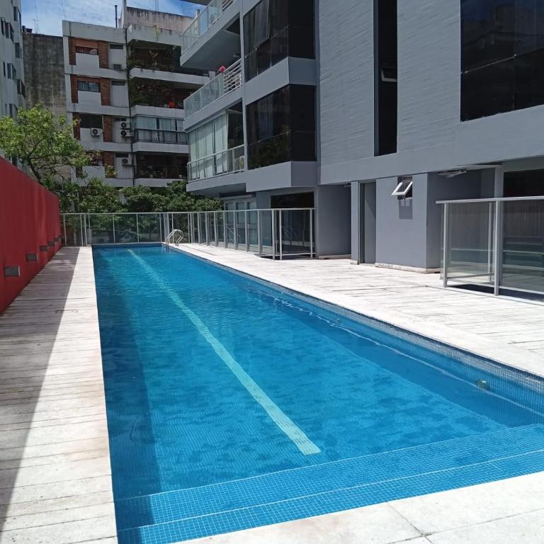 Moderno edificio con Balcon, Pileta y Seguridad 24hs - Apartamento de 1 dormitorio - 6