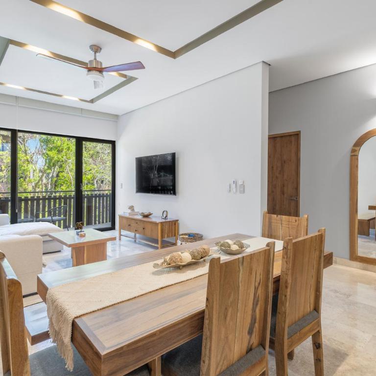 Jungle Guardian - Rooftop Pool & Beach Club in Zona Hotelera Tulum - Two-Bedroom Apartment with Private Pool - 6