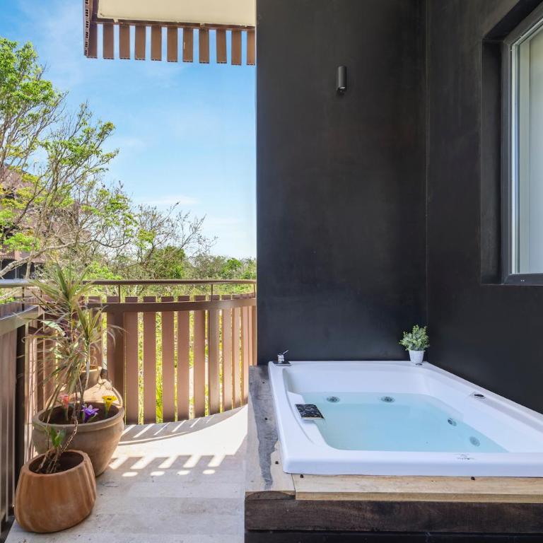 Jungle Guardian - Rooftop Pool & Beach Club in Zona Hotelera Tulum - Two-Bedroom Apartment with Private Pool - 21