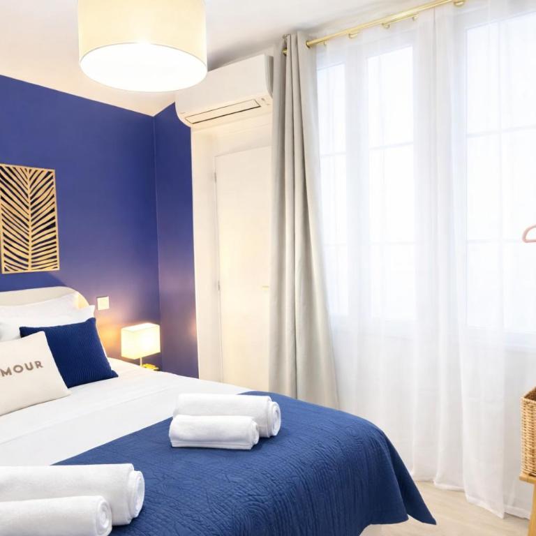 La Suite Paloma - Centre Cannes - 1min Palais des Festivals - Deluxe Apartment mit 2 Schlafzimmern - 2