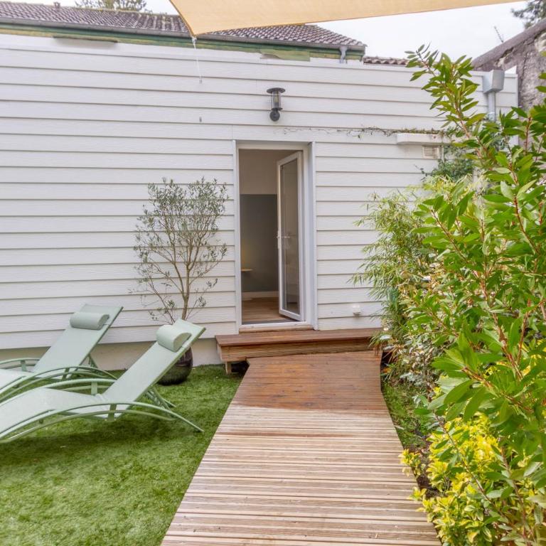 Le Bucolique - T3 avec jacuzzi, véranda et jardin - Apartment mit 2 Schlafzimmern - 35