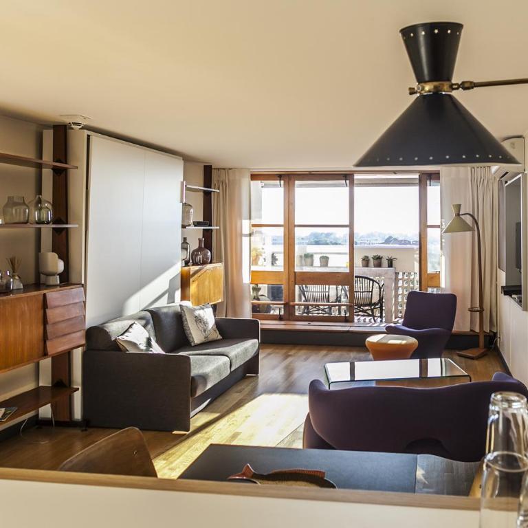 Cité Radieuse - Le Corbusier - Studio-Apartment mit Meerblick - 1