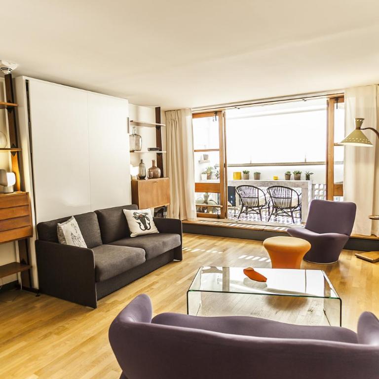 Cité Radieuse - Le Corbusier - Studio-Apartment mit Meerblick - 7