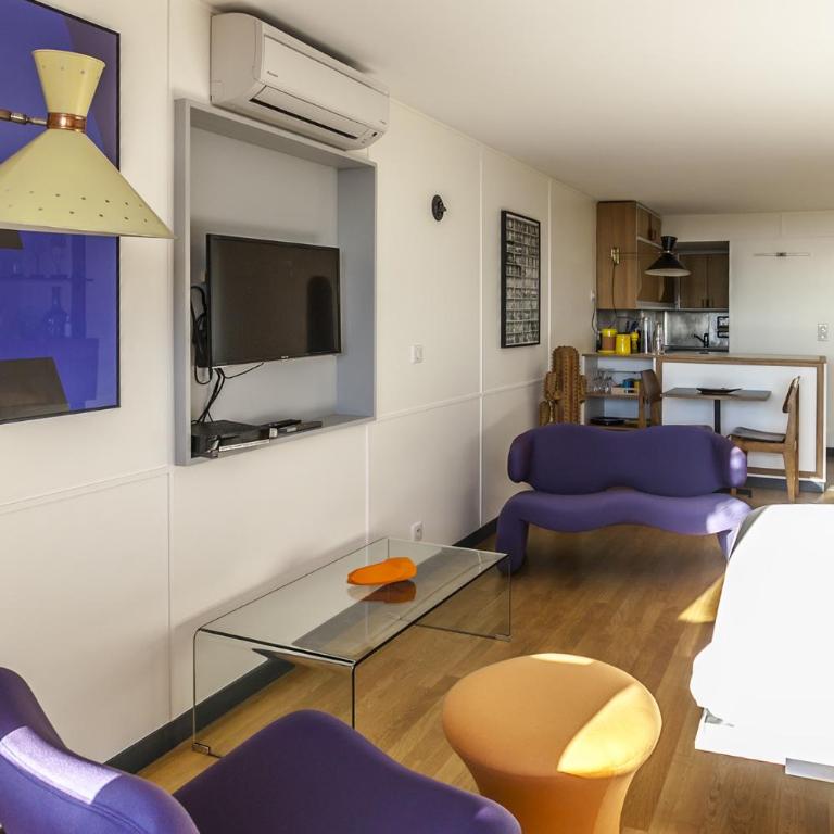 Cité Radieuse - Le Corbusier - Studio-Apartment mit Meerblick - 24
