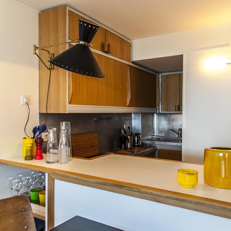 Cité Radieuse - Le Corbusier - Studio-Apartment mit Meerblick - 19