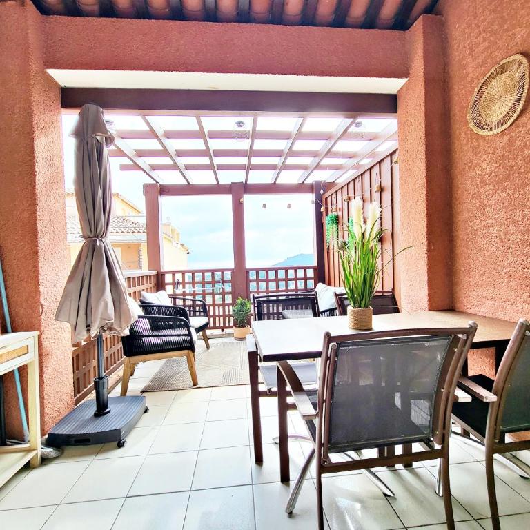 "Smash Azur"Cap Estérel-Vue mer-Clim-Padel - Apartamento de 1 dormitorio con balcón y vistas al mar - 5