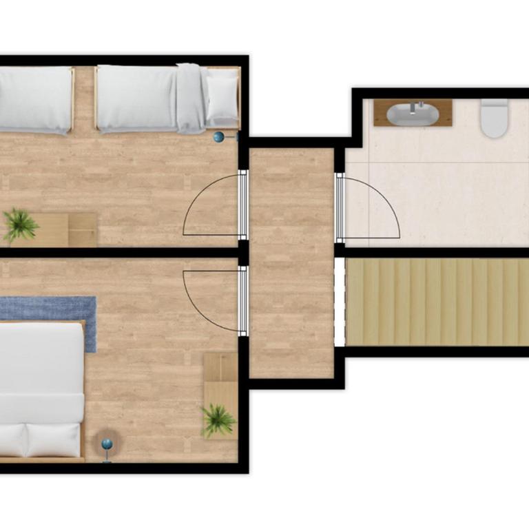 Berghaus Wanderlust - Apartment mit 2 Schlafzimmern und Balkon - 39