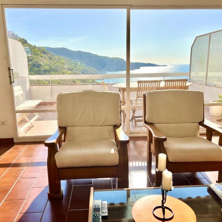 Duplex & terrace & great sea views & Private Beach - Apartamento de 3 dormitorios - 14