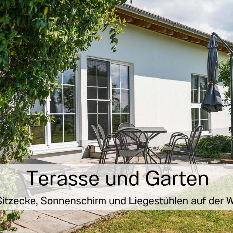 Ferienhof Rummel Allgäu - verschiedene Unterkünfte für bis zu 6 Personen - Sauna, Spielplatz, Lagerfeuer & Frühstücksservice - ideal für Familien- und Aktivurlaub - Two-Bedroom Apartment with Terrace - 18