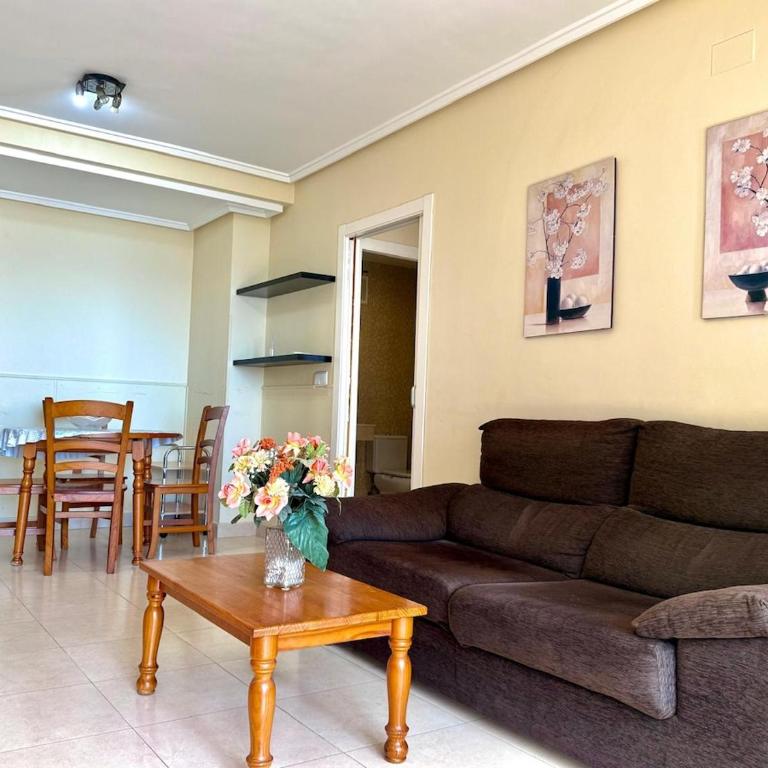 apartamento bonito con 1 dormitorio, piscina, parking y WiFi - Apartamento de 1 dormitorio con balcón y vistas al mar - 7