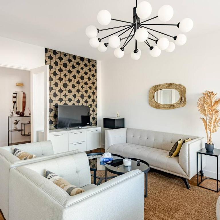 Grand appartement avec balcon 3chambres Tour Eiffel 8 min en train - Appartement 3 Chambres - 1